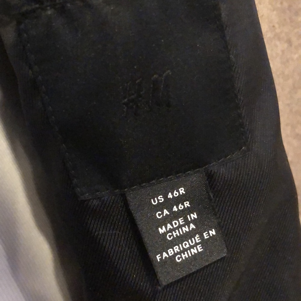 Men’s Tan H&M Long Peacoat - Picture 5 of 6